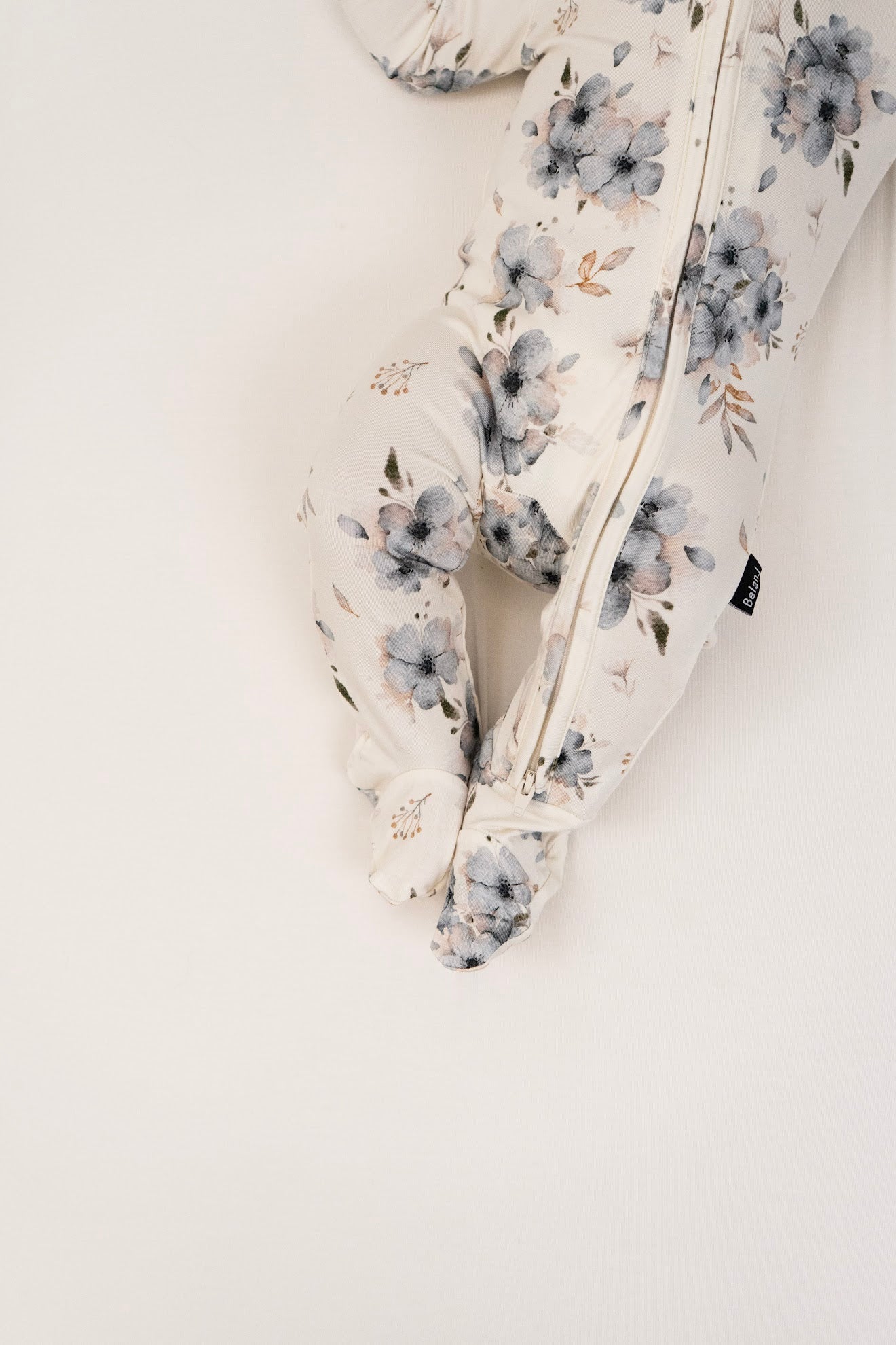 Belan J Bamboo Footed Sleeper in Frosty Floral