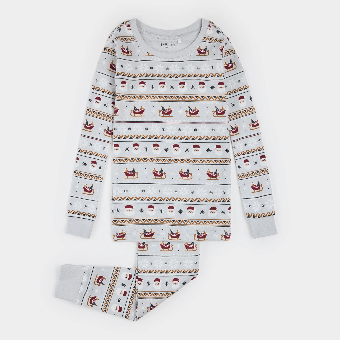 Petit Lem 2 Piece Pj Set in A Merry Mix on Lunar Rock
