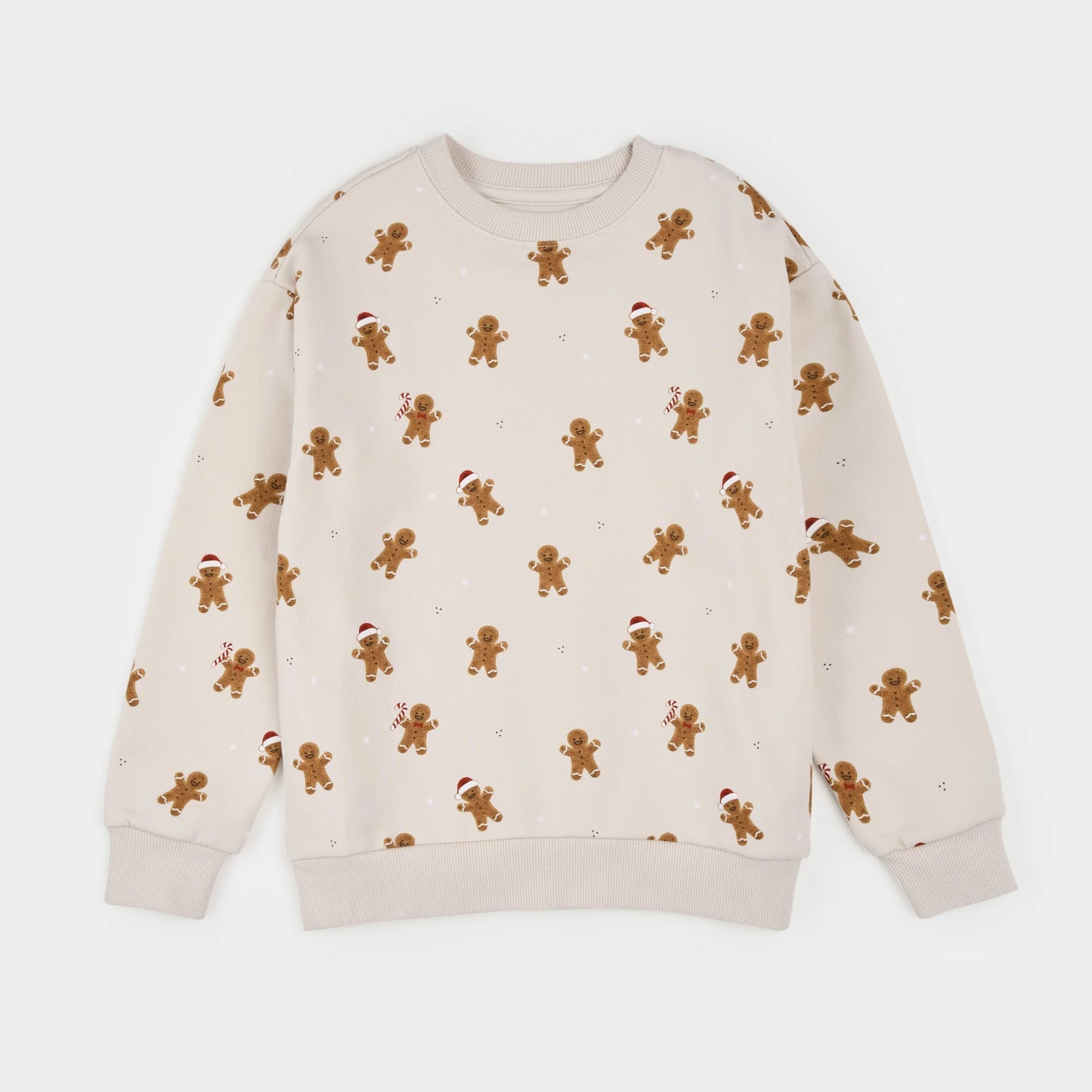 Petit Lem Sweatshirt in Merry Gingerbread in Cream