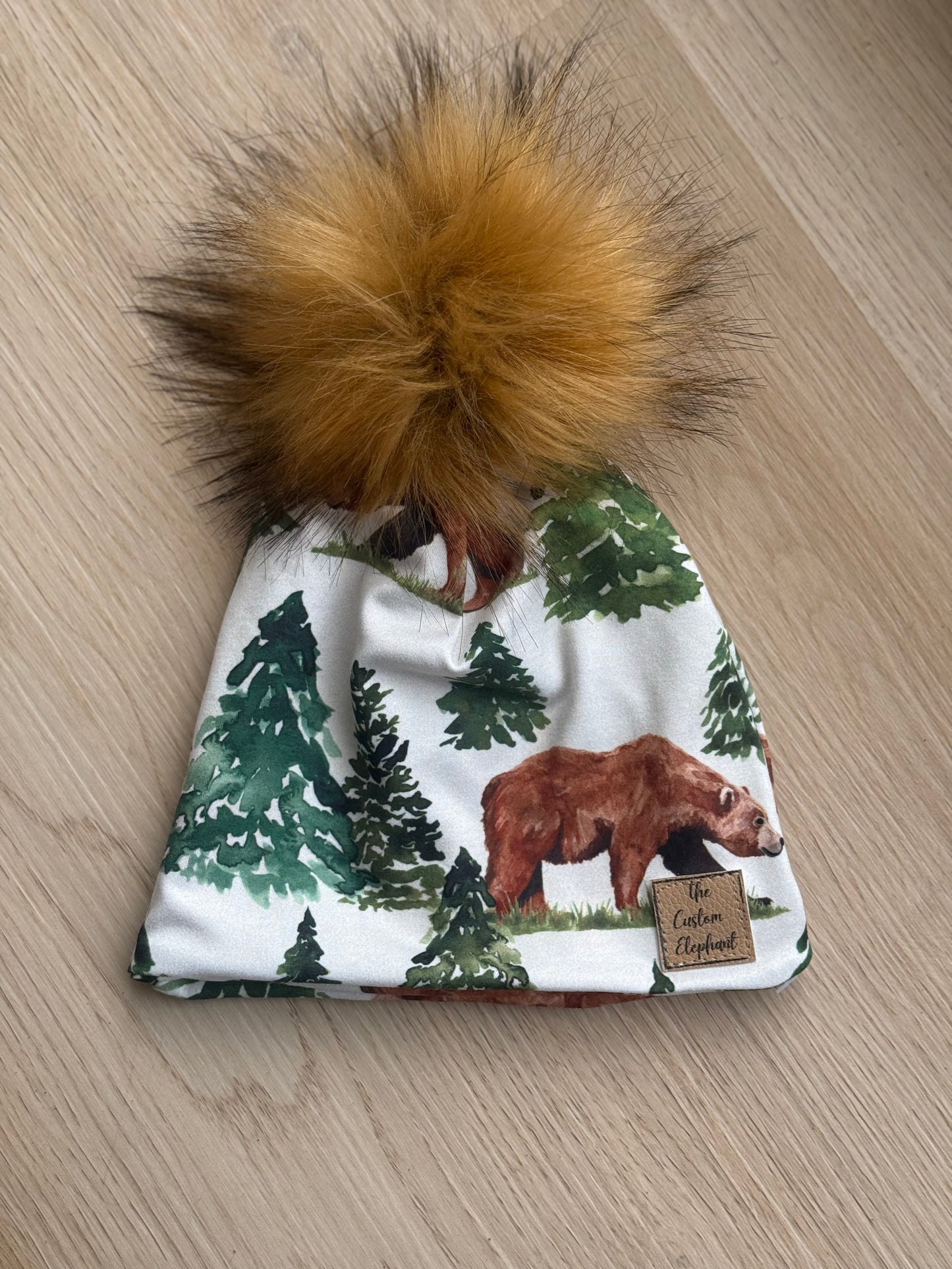 The Custom Elephant Pom Beanies