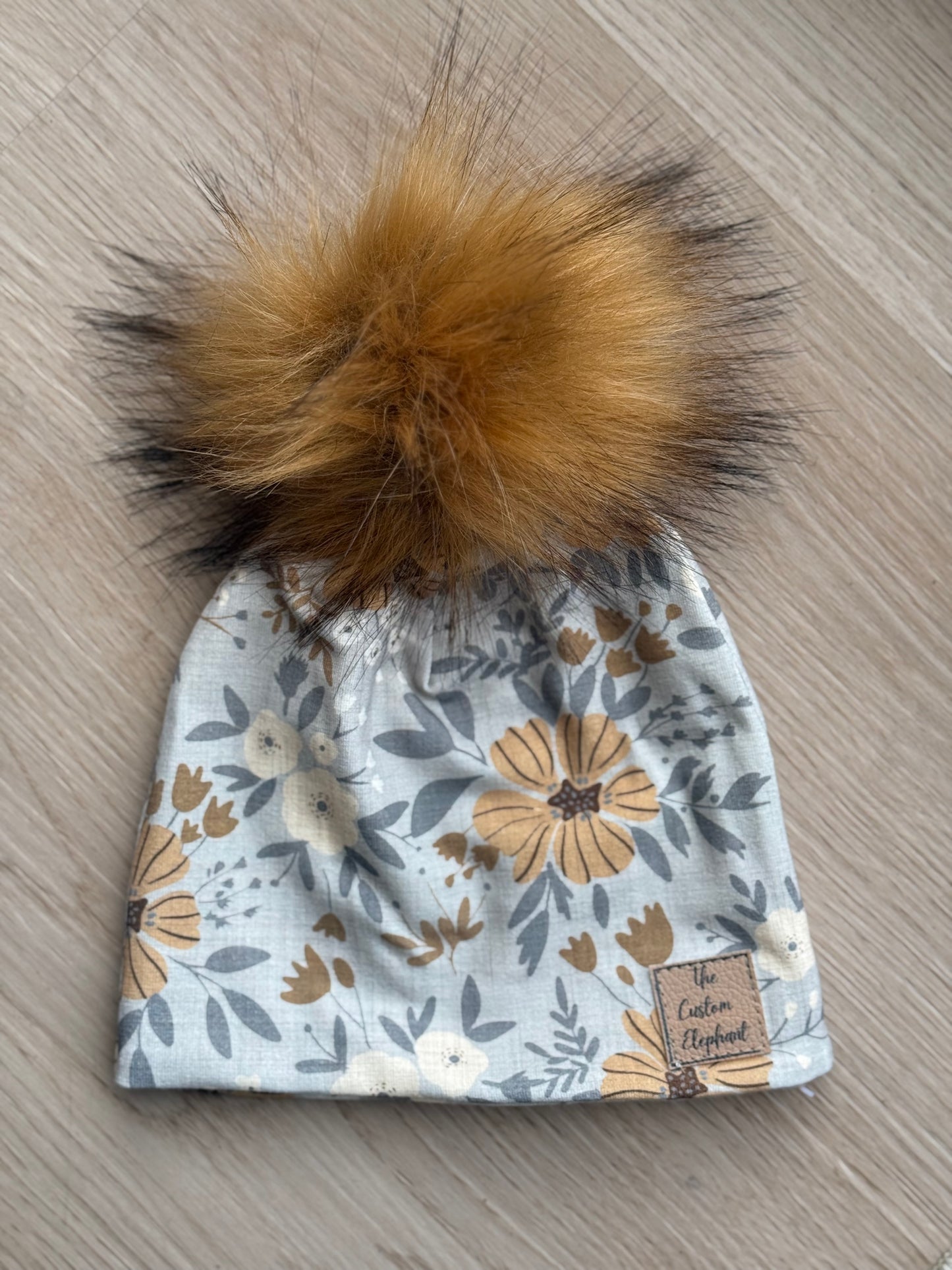 The Custom Elephant Pom Beanies