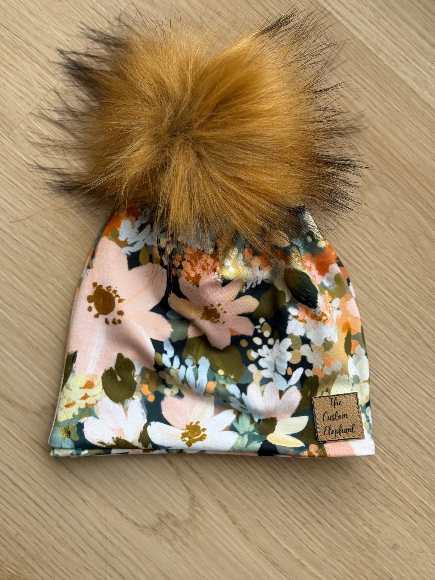 The Custom Elephant Pom Beanies