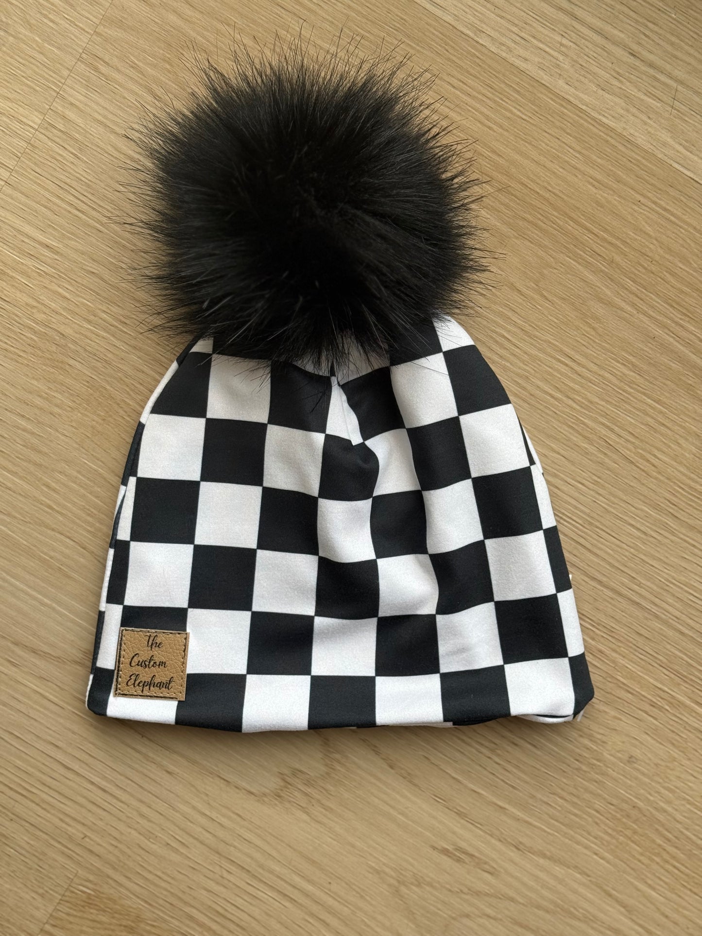 The Custom Elephant Pom Beanies