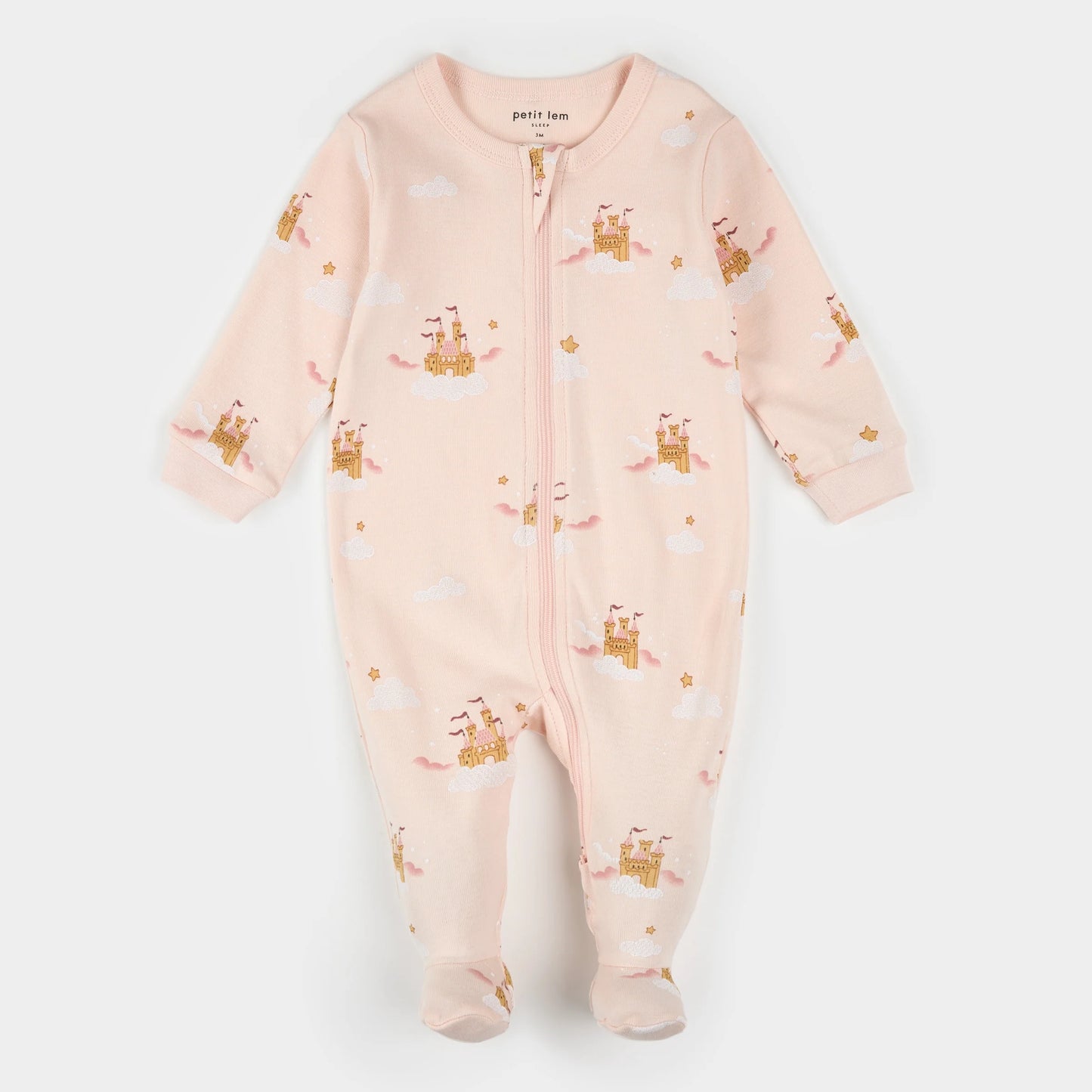Petit Lem Footed Sleeper in Magical Castles