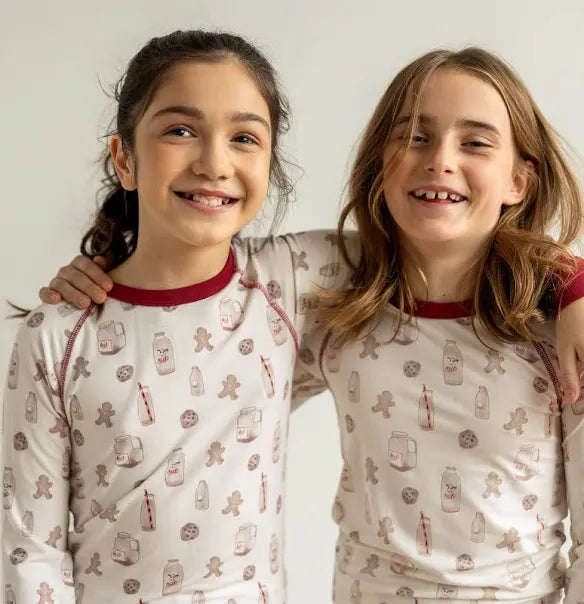 Coccoli 2 Piece Modal Pj Set in Milk & Cookies