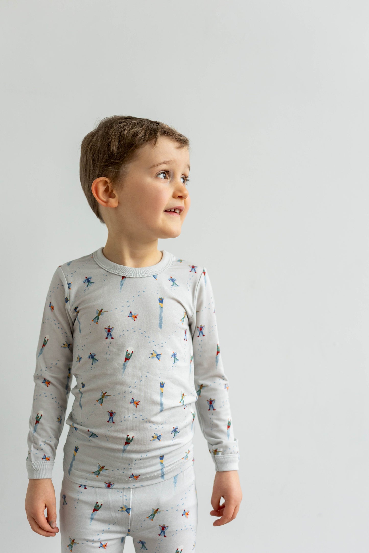 Coccoli 2 Piece Modal Pj Set in Snow Angels