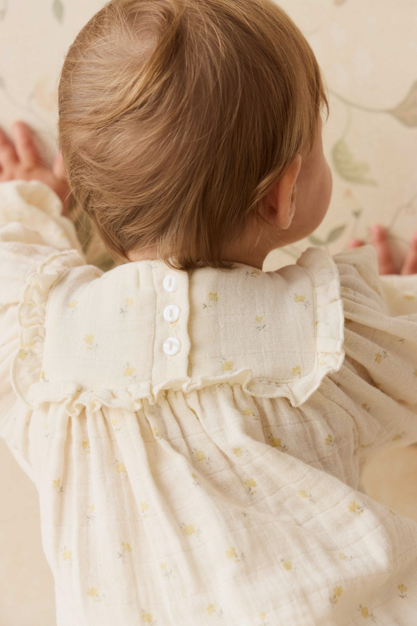Jamie Kay Organic Cotton Muslin Frances Playsuit in Vintage Ditsy