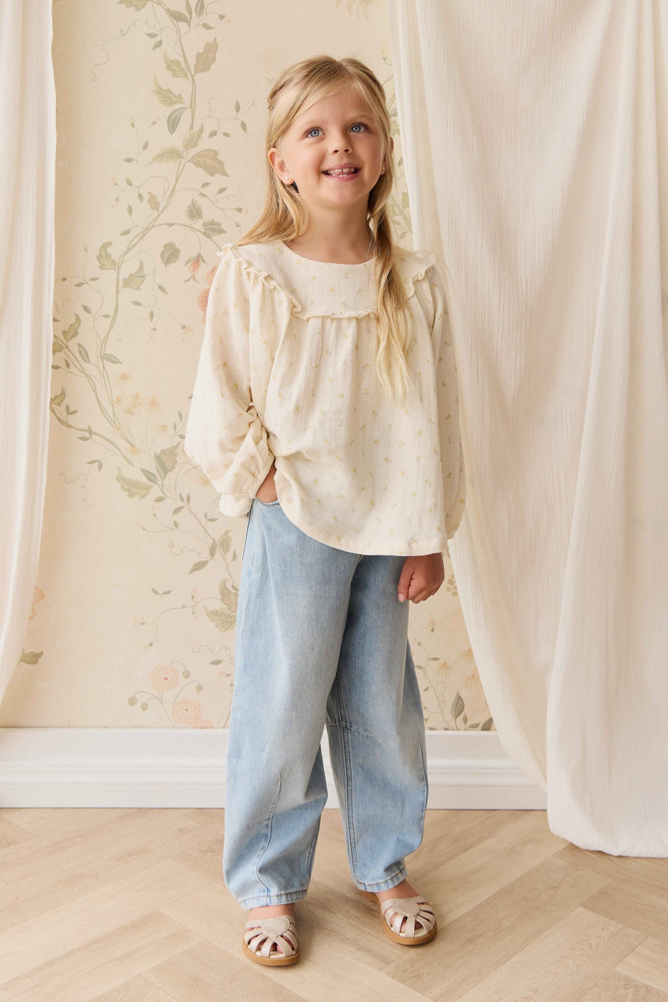 Jamie Kay Rueben Pant in Antique Blue