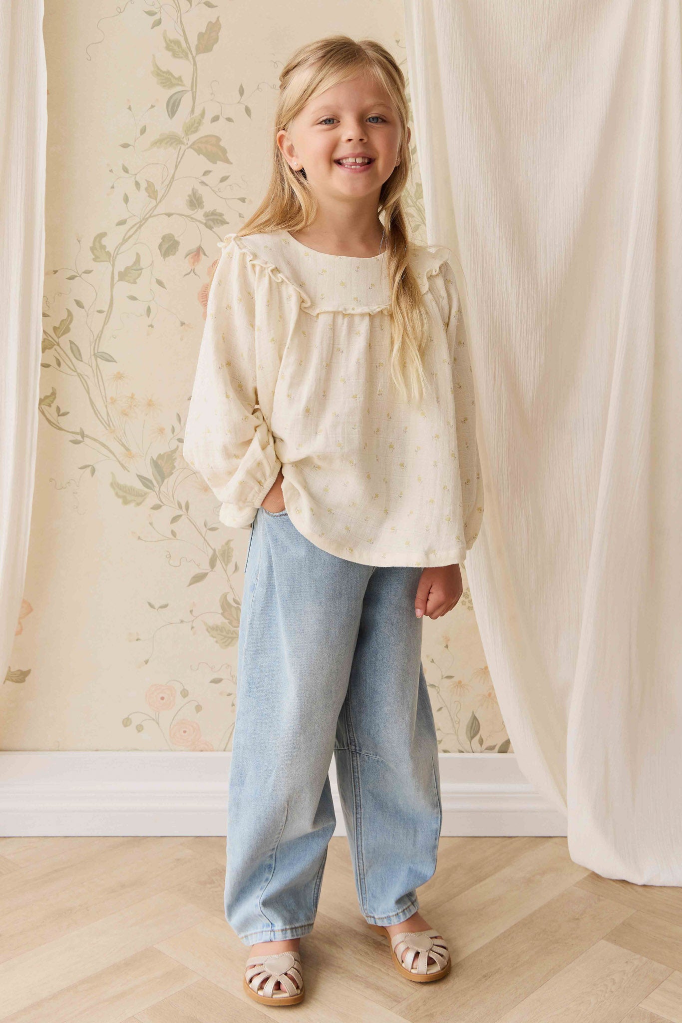 Jamie Kay Rueben Pant in Antique Blue