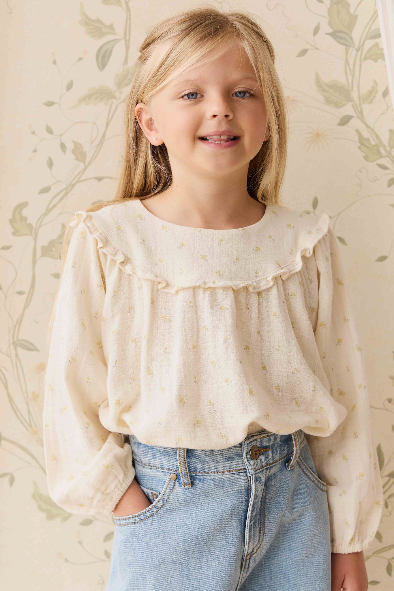 Jamie Kay Rueben Pant in Antique Blue
