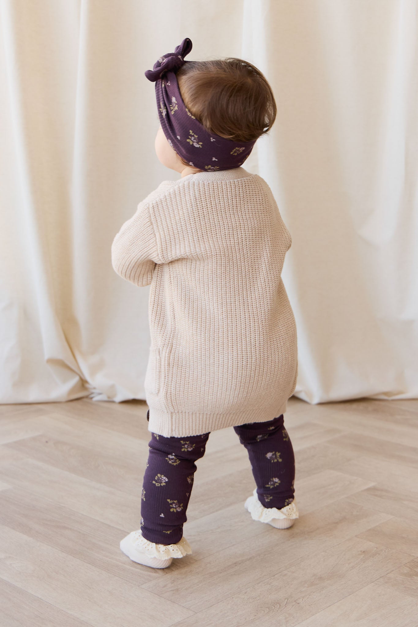 Jamie Kay Siena Cardigan in Oatmeal Marle