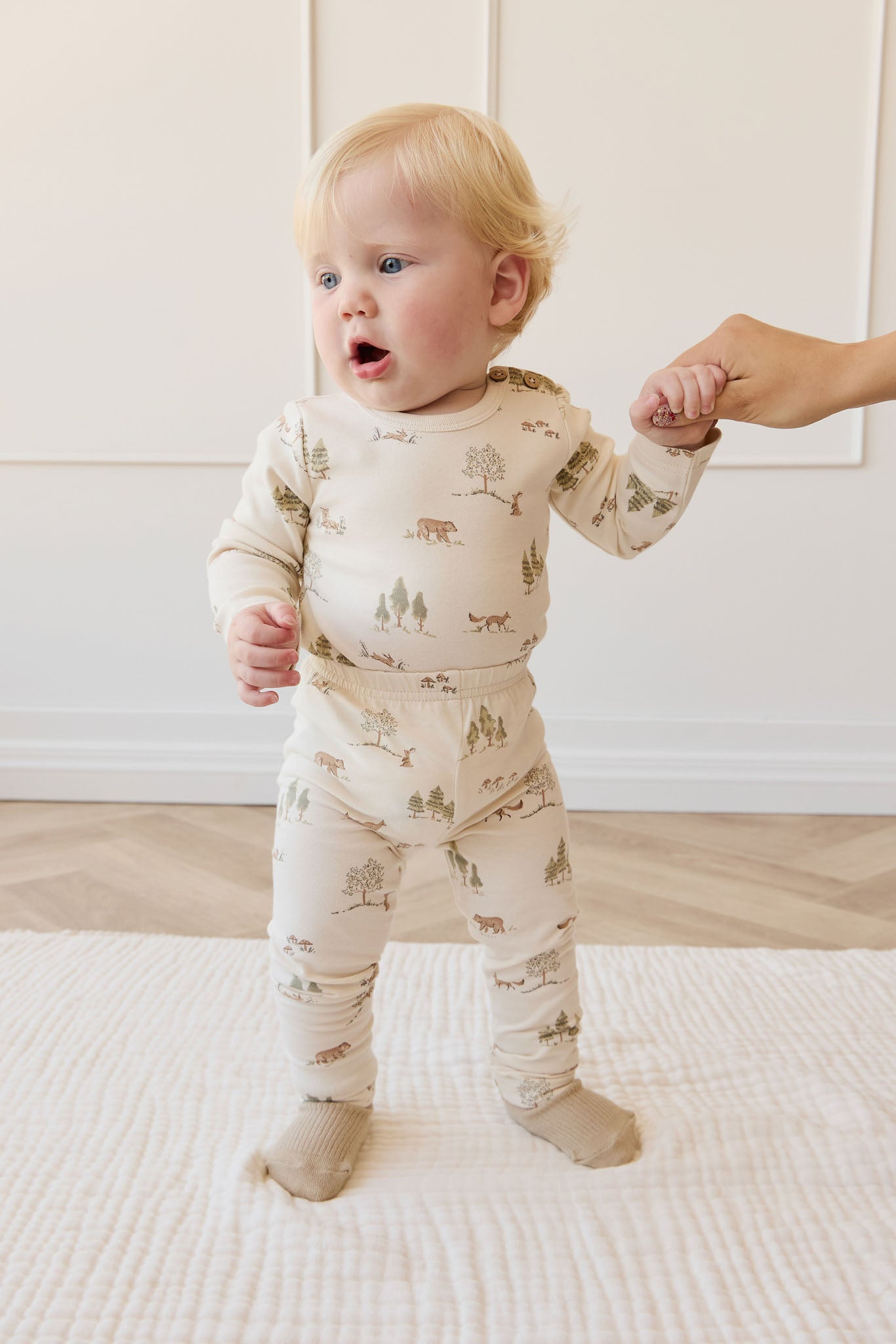 Jamie Kay Fernley Bodysuit in Pine Forest Friends