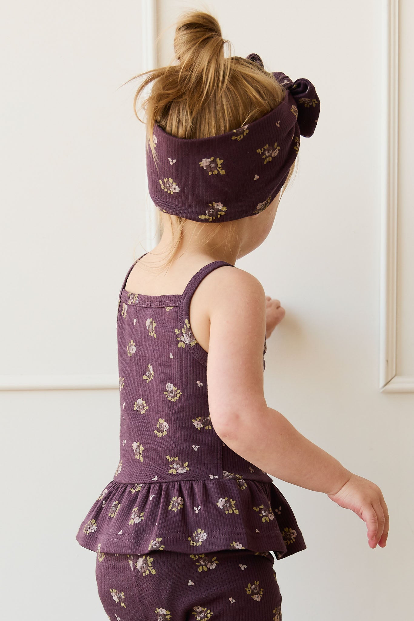 Jamie Kay Fine Rib Lillian Top in Simone Huckleberry