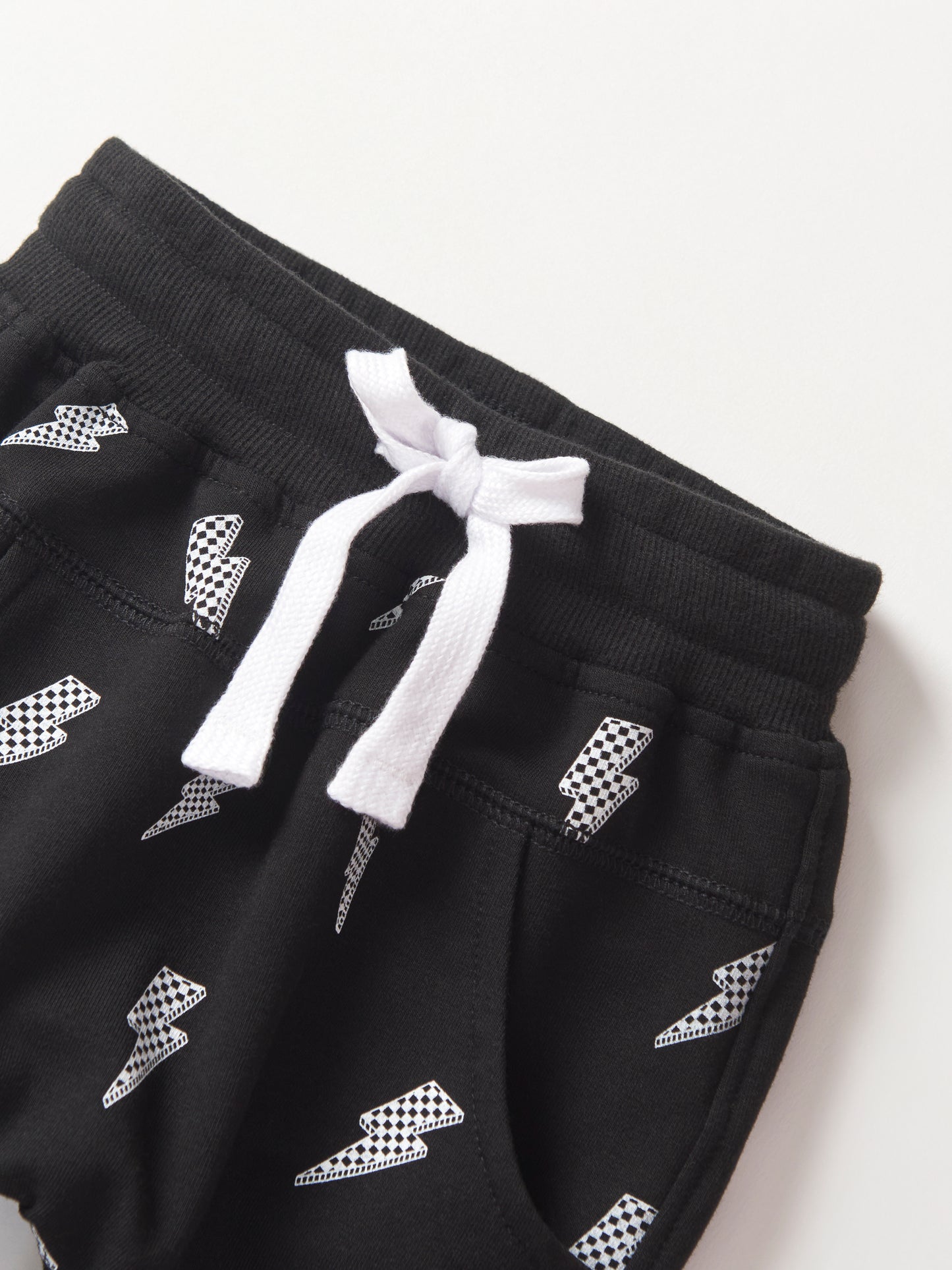 Little Bipsy Jogger in Lightning Bolt Black