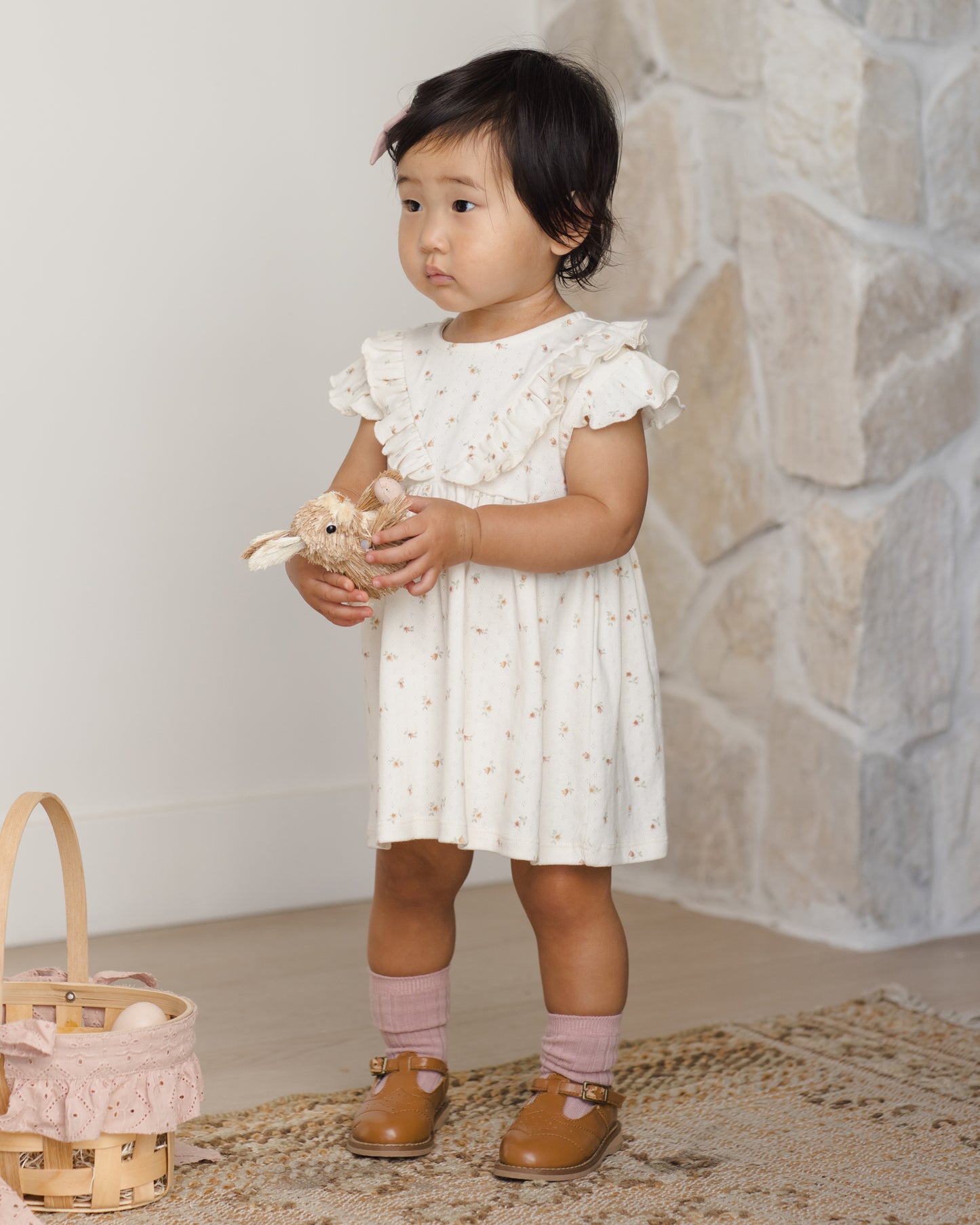 Quincy Mae Sock Set in Butterscotch/Mauve