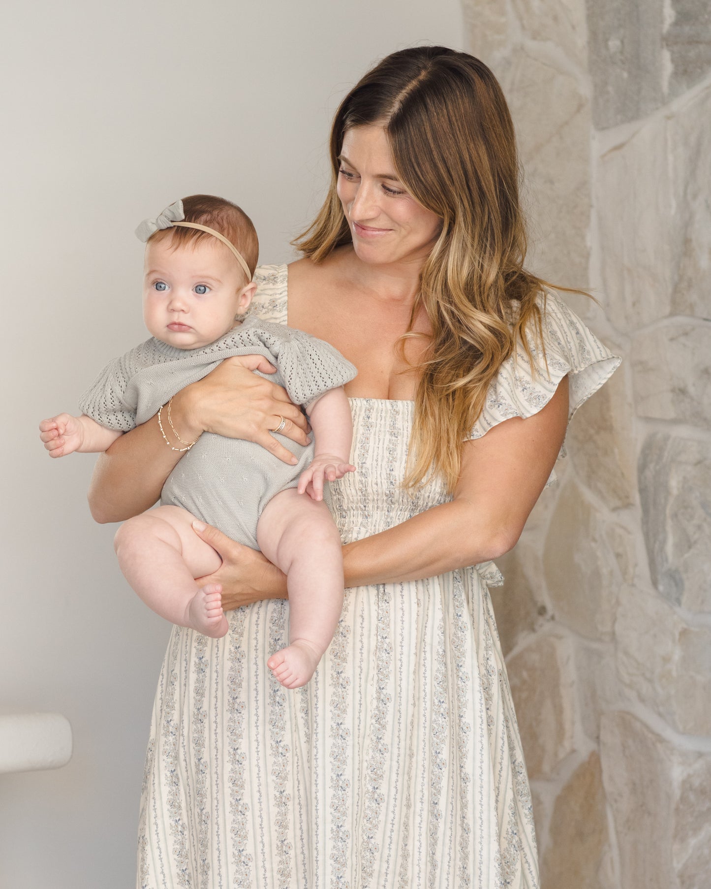 Quincy Mae Little Knot Headband in Sage