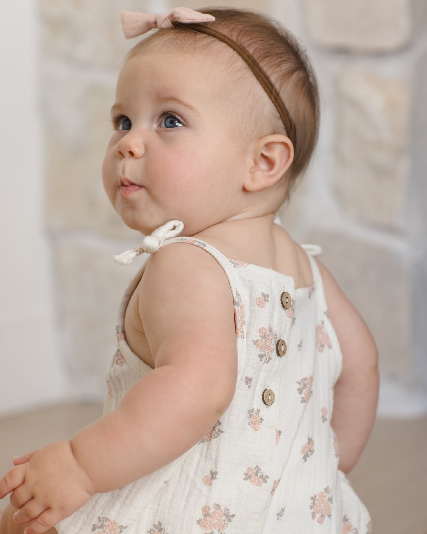 Quincy Mae Little Knot Headband in Mauve