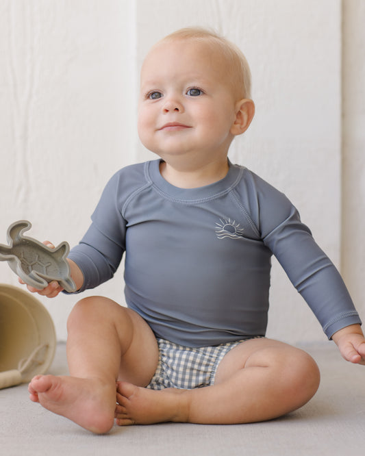 Quincy Mae Rashguard in Ocean