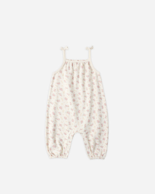 Quincy Mae Smocked Jumpsuit in Flower Field