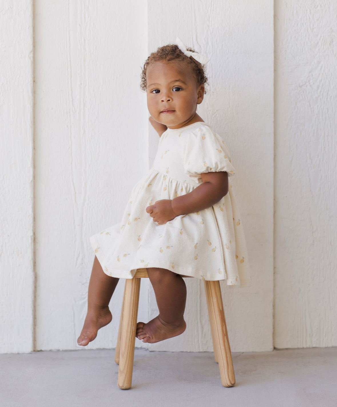 Quincy Mae Darla Dress in Lemons