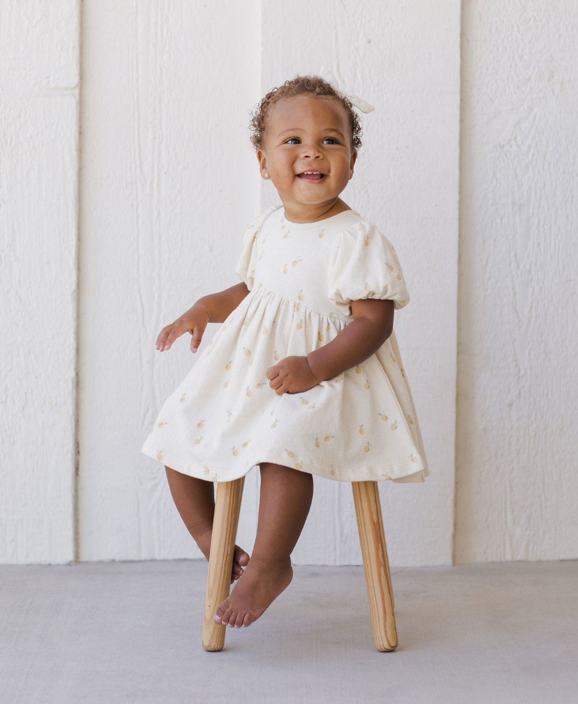 Quincy Mae Darla Dress in Lemons