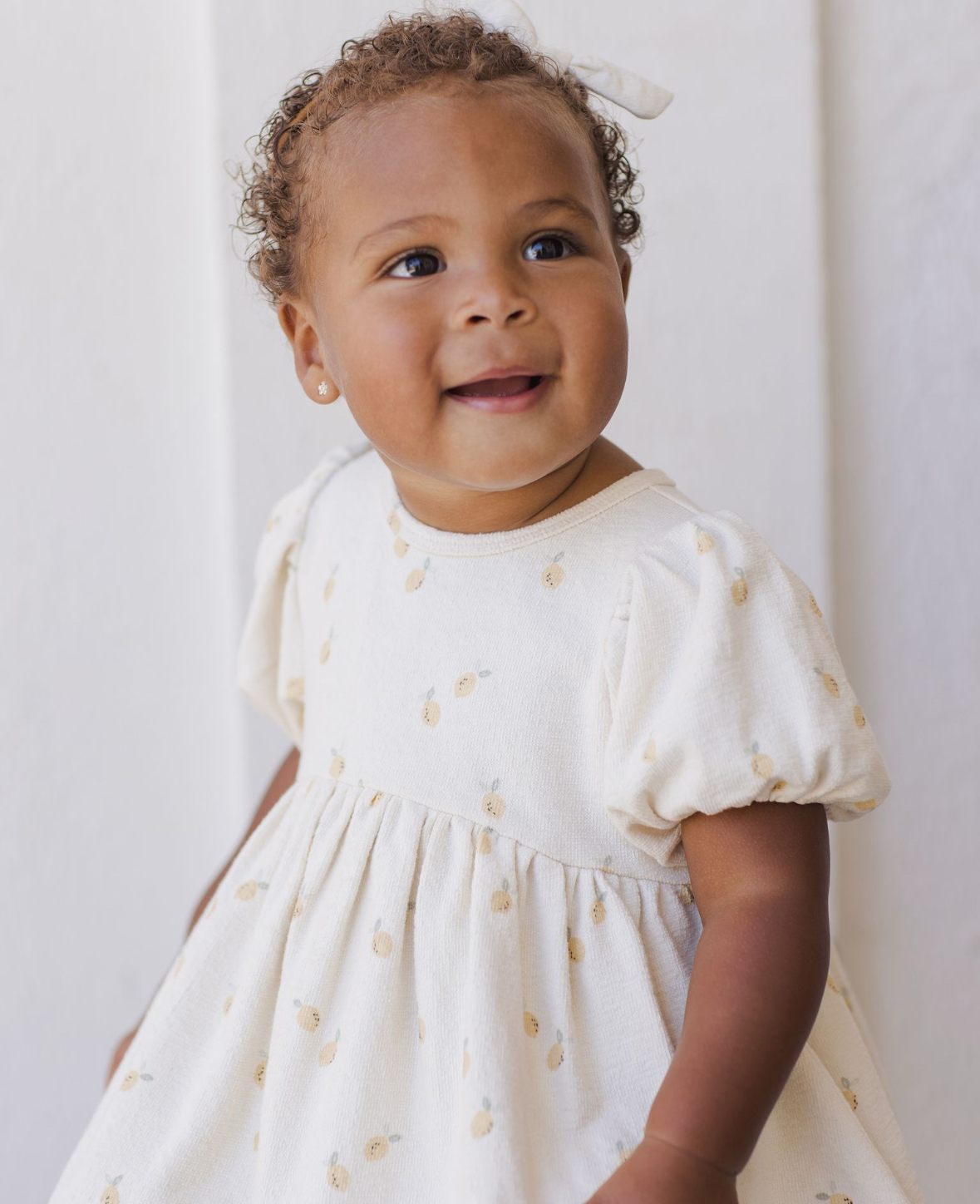 Quincy Mae Darla Dress in Lemons