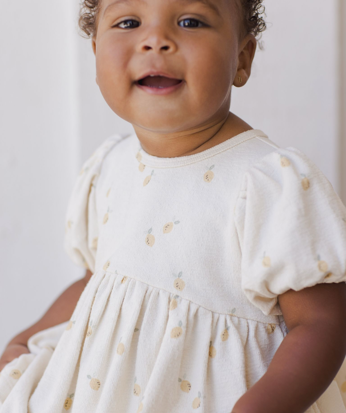 Quincy Mae Darla Dress in Lemons