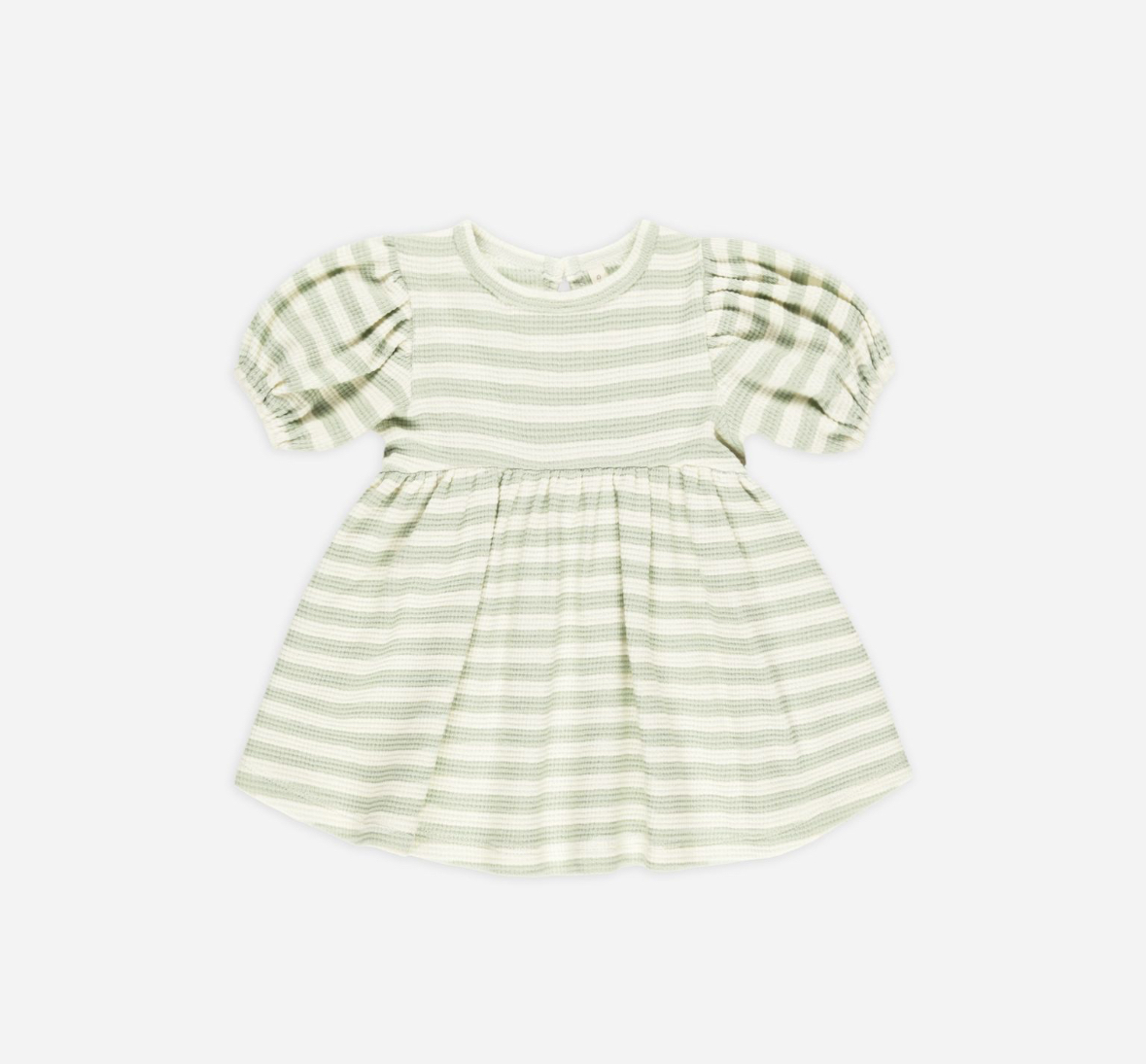 Quincy Mae Darla Dress in Mint Stripe