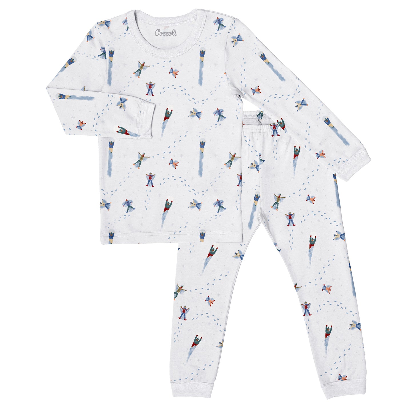 Coccoli 2 Piece Modal Pj Set in Snow Angels