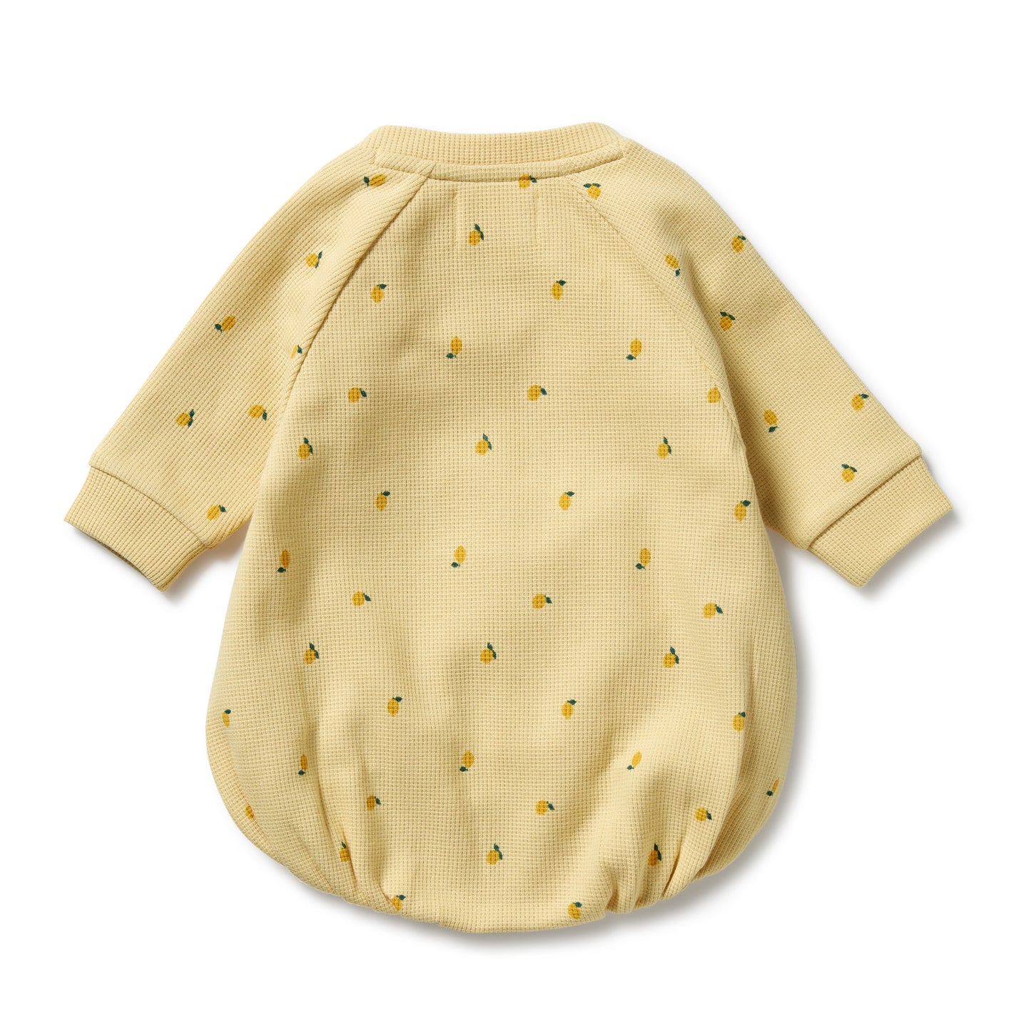 Wilson & Frenchy Waffle Romper in Little Lemon
