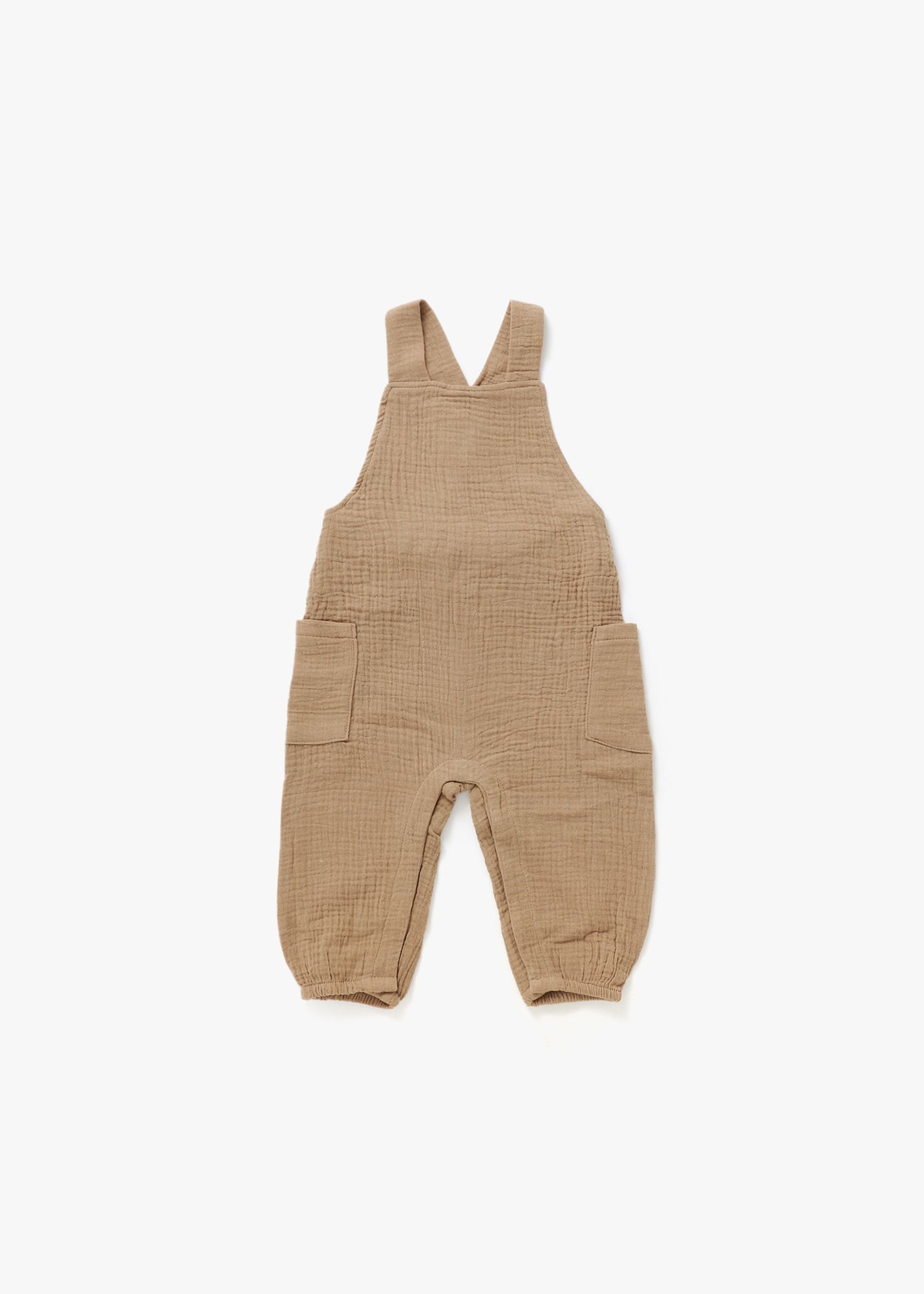 Mila & Co. Adjustable Strap Overalls in Acorn