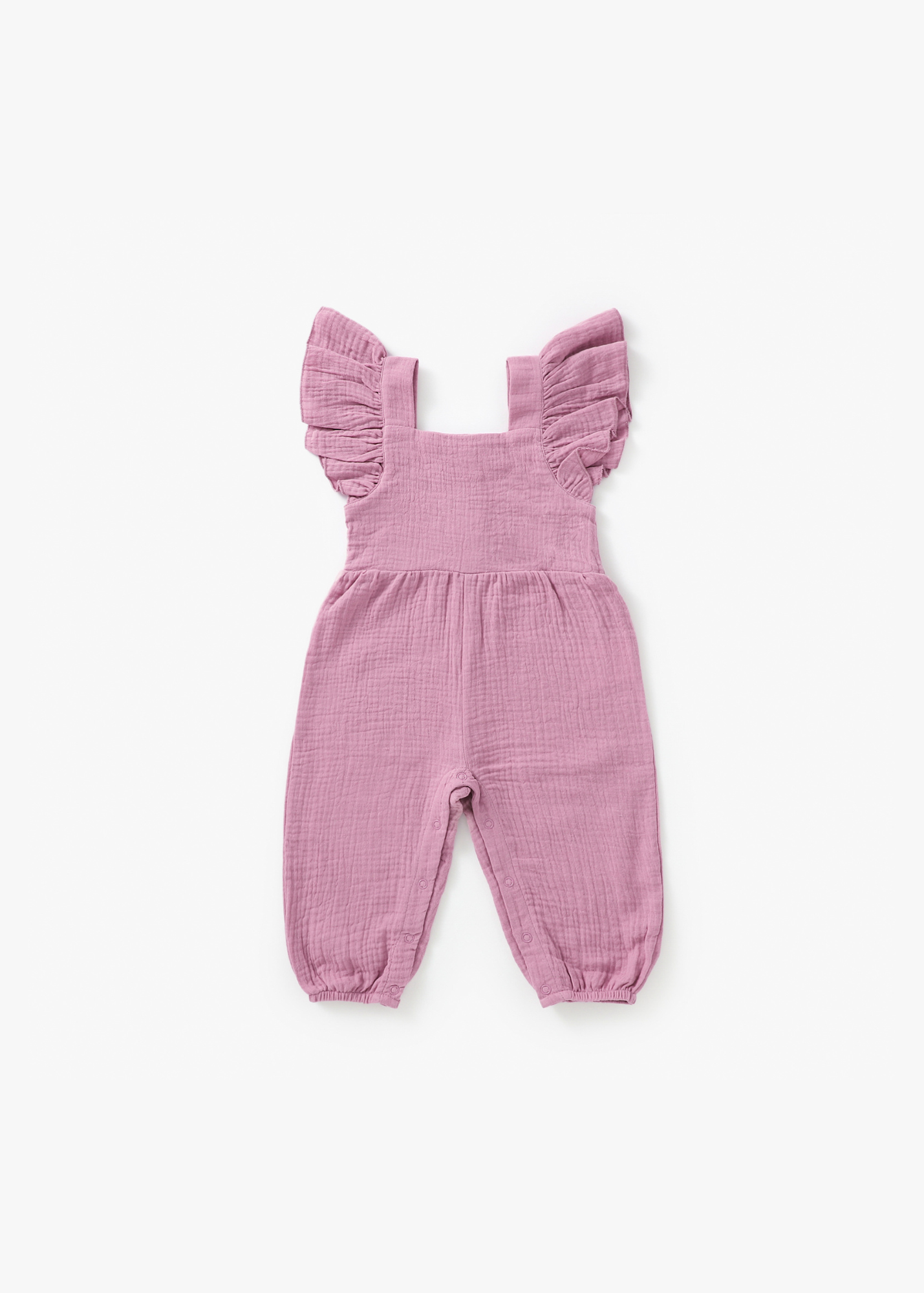 Mila & Co. Flutter Jumpsuit in Mauve