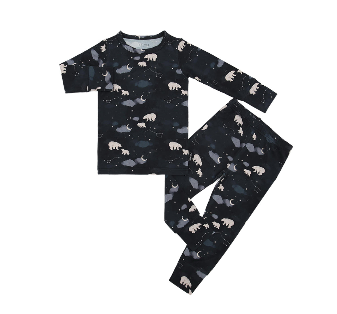 Belan J 2 Piece PJ Set in Polar Bear
