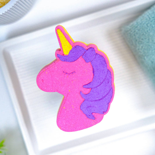 Happy Hippo Unicorn Bath Bomb with Shoe Charm