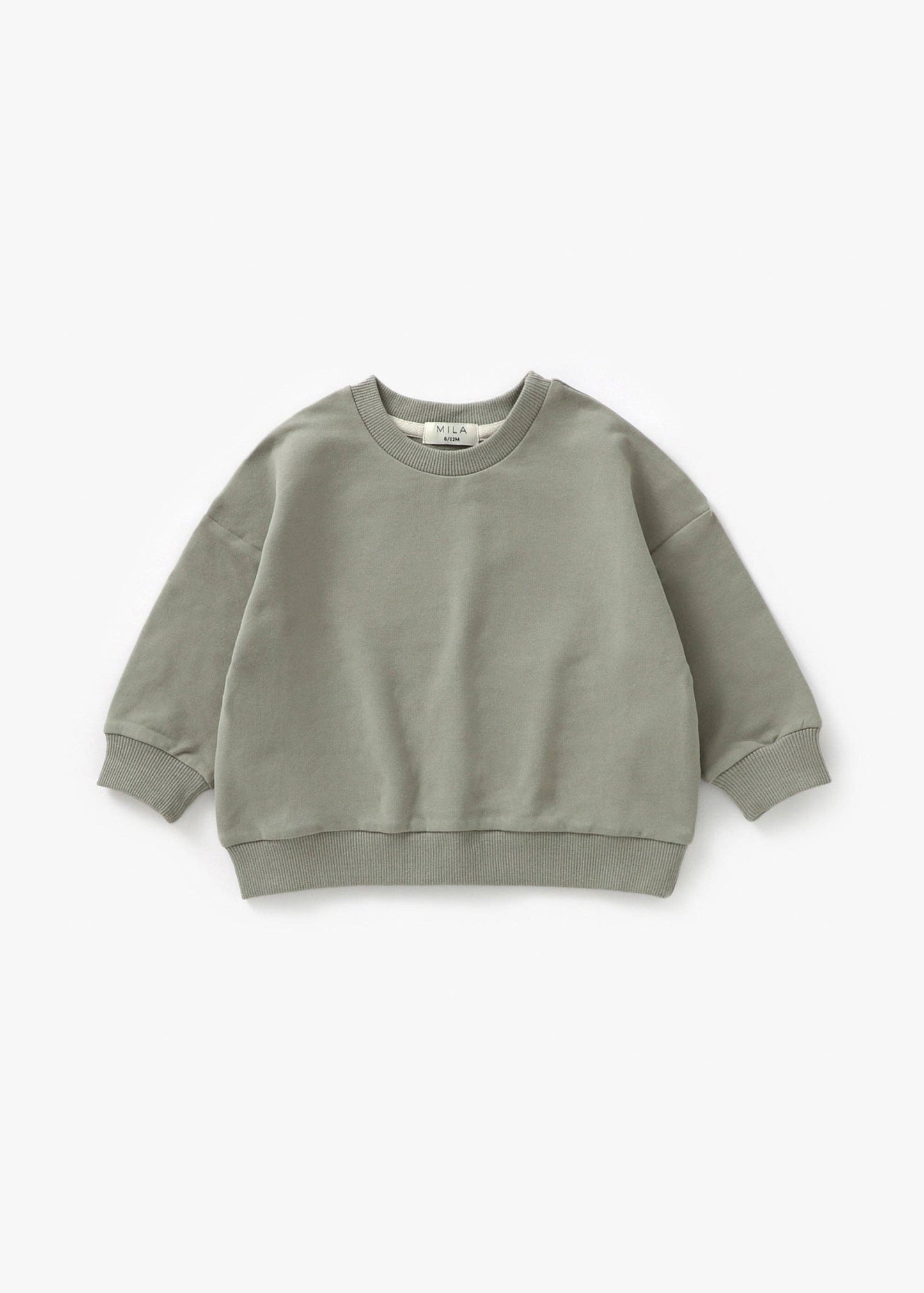 Mila & Co. Sweatshirt & Jogger Set in Basil