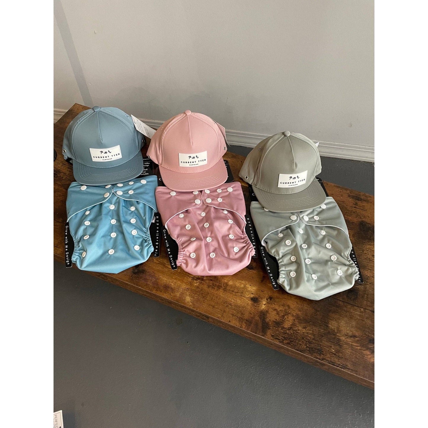 Current Tyed Reusable Swim Diaper in Dusty Rose
