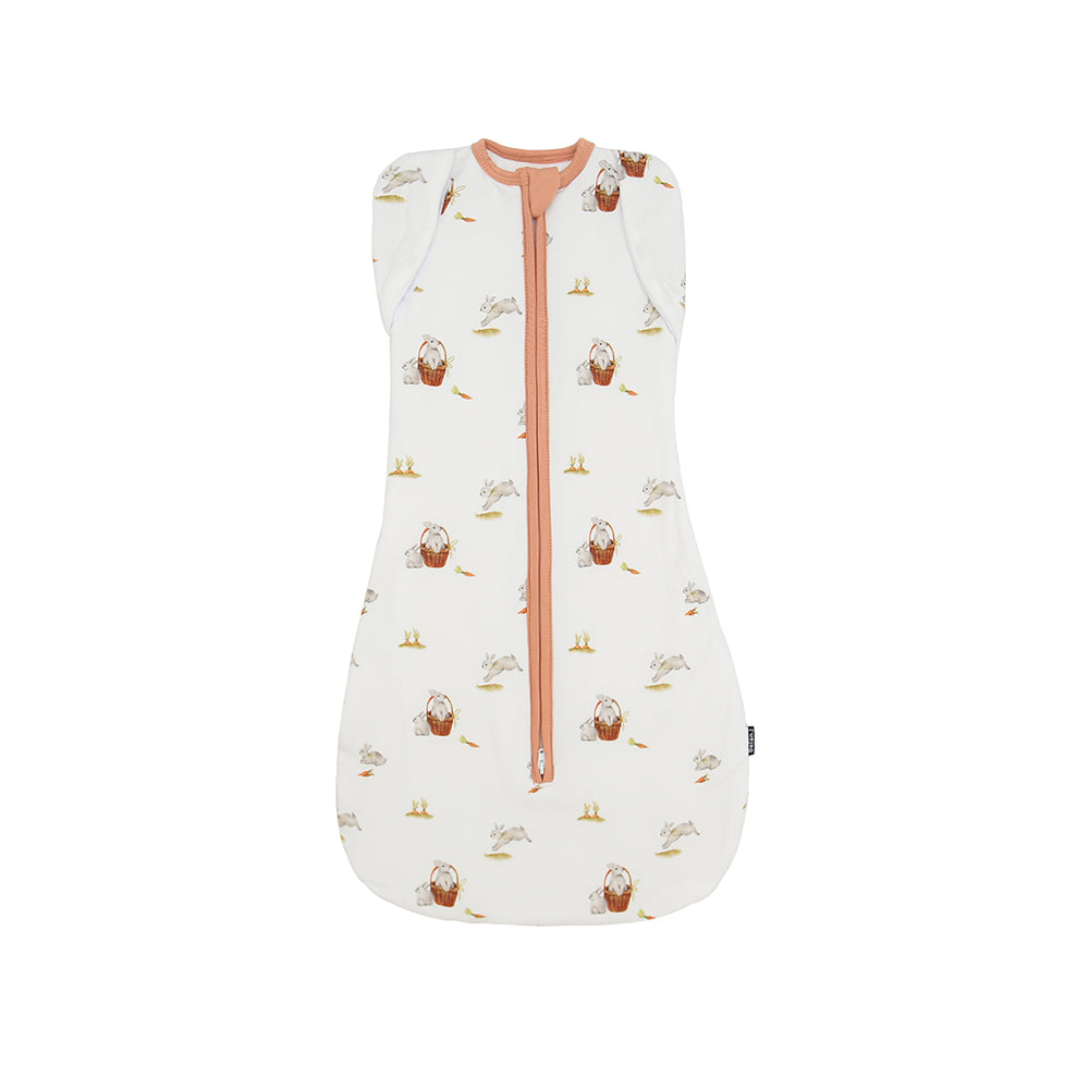 Belan J Convertible Swaddle Sack in Garden Bunnies