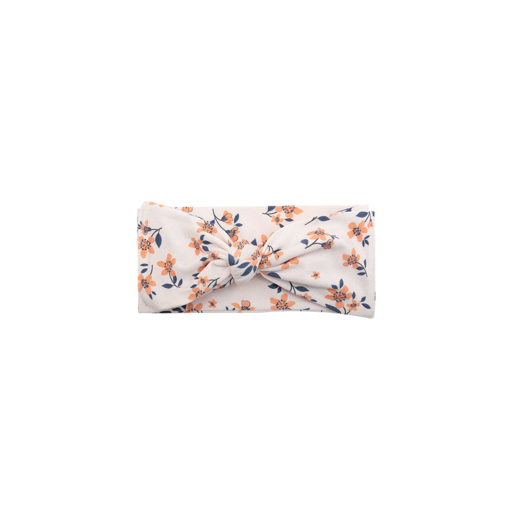 Belan J Headband Bow in Peachy Blossom