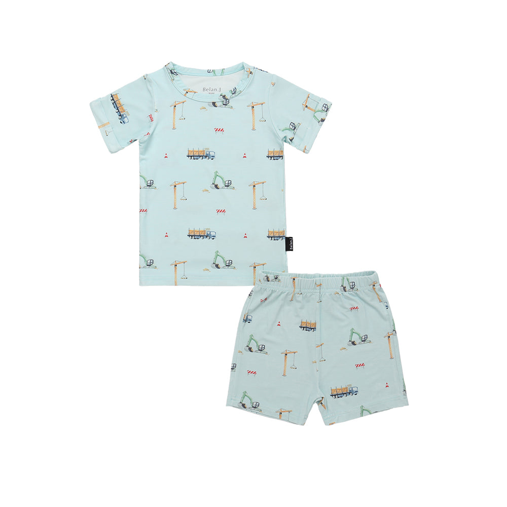 Belan J Summer PJ Set in Construction