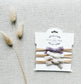 Wild and Free Design Co. Petite Velvet Bow Set in Pastels
