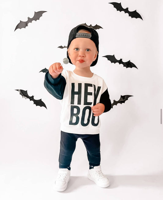 Holland Ave “Hey” Boo Sweatshirt