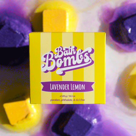 Happy Hippo Bath - Lavender Lemon Cube Bombs