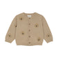 Minymo Knit Cardigan with Embroidered Lions