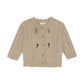 Minymo Knit Cardigan with Embroidered Florals