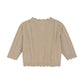 Minymo Knit Cardigan with Embroidered Florals