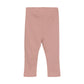 Minymo Modal Ribbed Leggings in Antique Pink