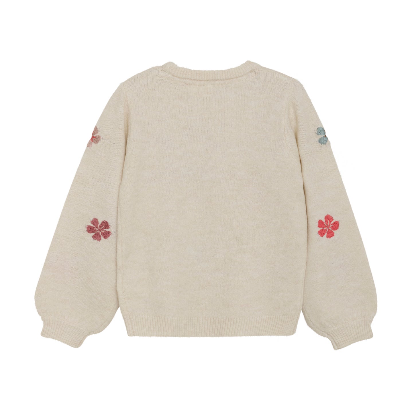 Minymo Embroidered Floral Pullover