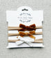 Wild and Free Design Co. Velvet Bow Set in Fall Neutrals
