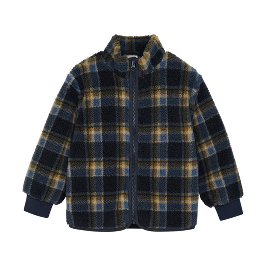 Minymo Teddy Jacket in Plaid