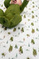 Belan J Ribbed Bamboo Fitted Crib Sheet in Misty Forest